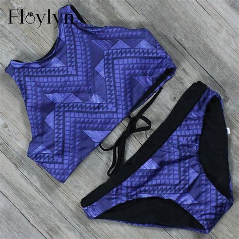 Floylyn 2018 Summer Vintage Traje De Bano Underwire Sexy Bikini Tank