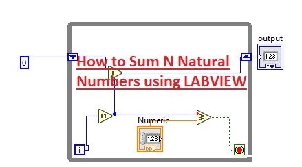 How To Sum N Natural Numbers Using LABVIEW The Engineering Knowledge