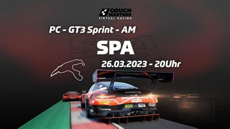 Sonntag Live Uhr Rennen Klasse Am Auf Pc Acc Gt