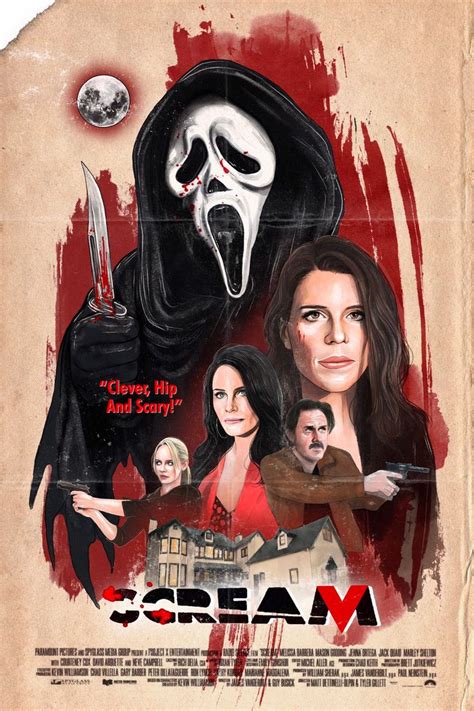 Scream 2022 Poster Print 11x17 Etsy Canada Horror Posters Horror