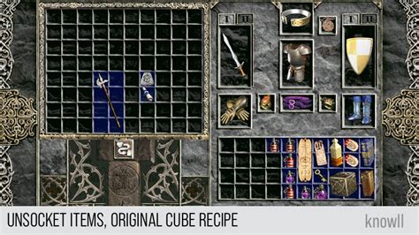 Diablo 2 Rune Recipes Weapons | Dandk Organizer