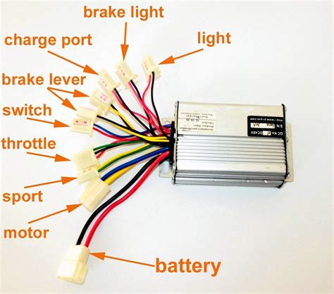 L Faster V V W Scooter Brush Motor Controller Motor Controller