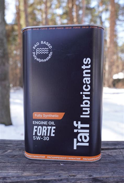 Taif Forte 5W-30 A5/B5 свежее 2024 - Лабораторные анализы - Свежие ...