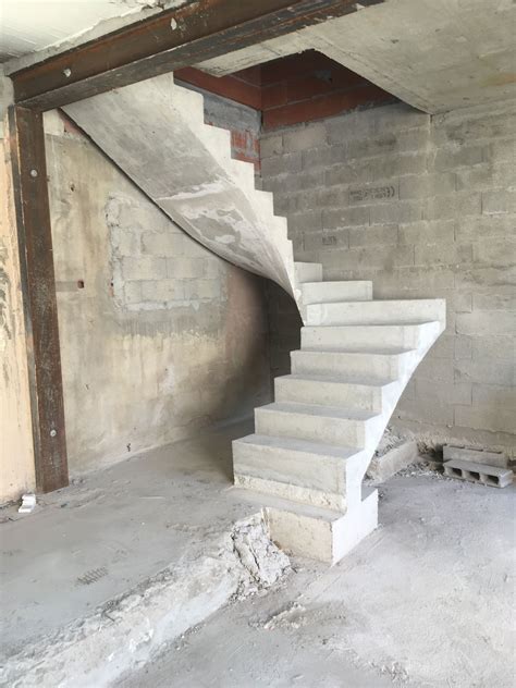 Escalier Beton Quart Tournant