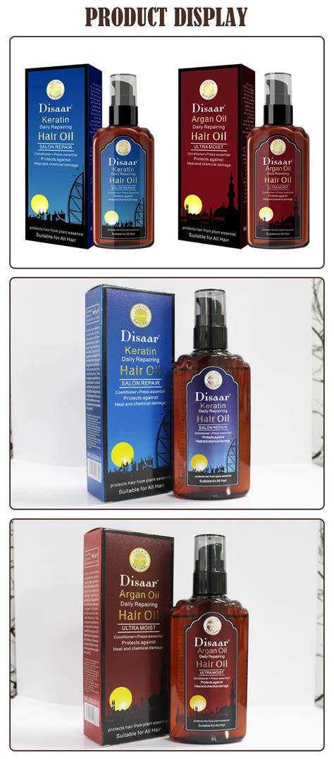 Disaar Natural Hair Growth Oil Plant Extract Repair Argan Oil Hair Care