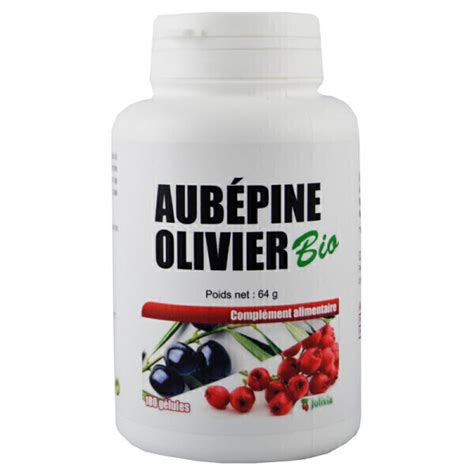 Aubépine Olivier Bio Gélules végétales de 280 mg Greenweez