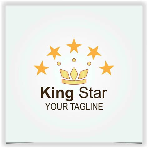 crown star logo premium elegant template vector eps 10 24538577 Vector ...