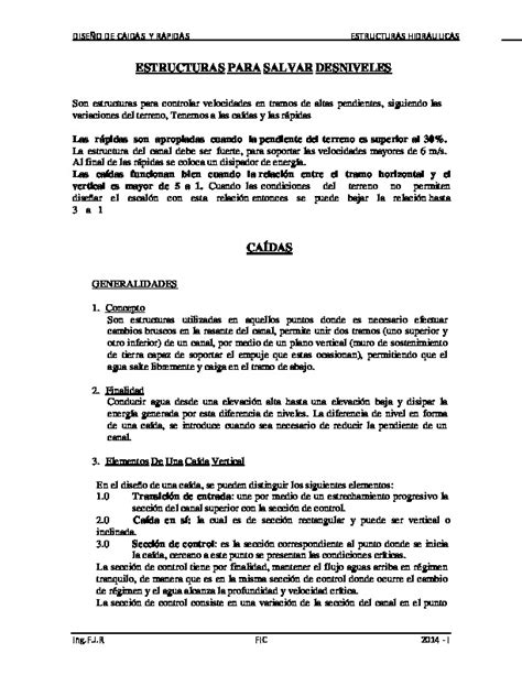 Caidas Y Rapidas PDF PDFCOFFEE