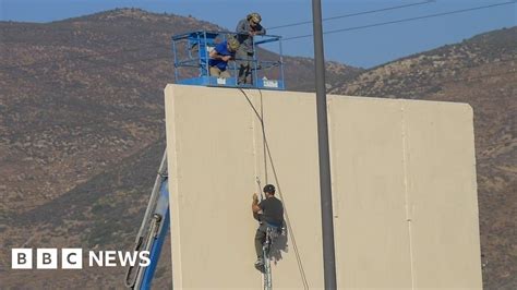 Trumps Border Wall Climbing Tests Begin On Prototypes