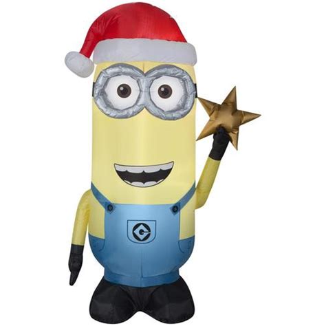 Gemmy Despicable Me 5 Ft Lighted Minion Christmas Inflatable In The