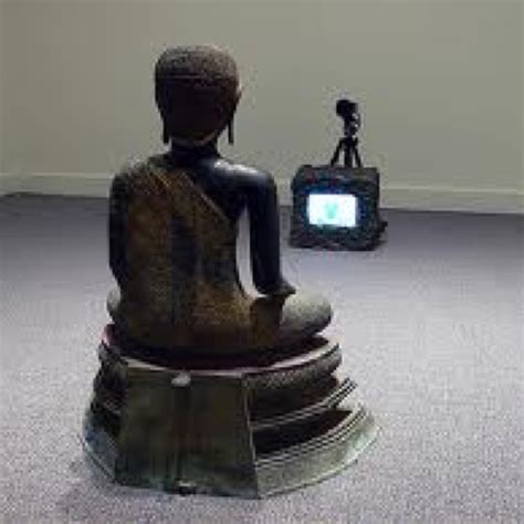 Tv Buddha By Naim June Paik Artist At Work Found Art Sculpture