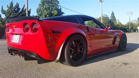 Chevrolet Corvette C Z Red Forgeline Gs R Wheel Front