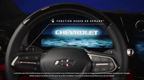 Acad Mie Blazer Ev Fonction Regen On Demand Chevrolet Canada Youtube