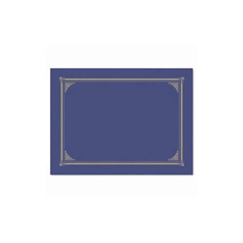 Geographics Certificate Document Cover 12 1 2 X 9 3 4 Metallic Blue 6