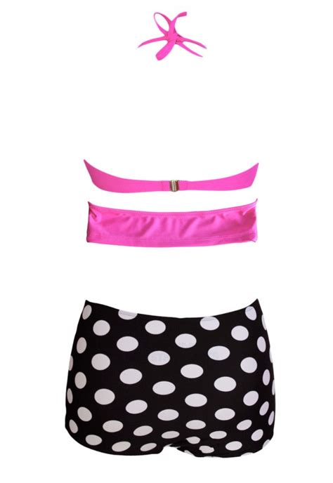 Üstü Pembe Yüksek Bel Şık Bikini KADIN MAYO BİKİNİ WOMAN İstanbul Mayo