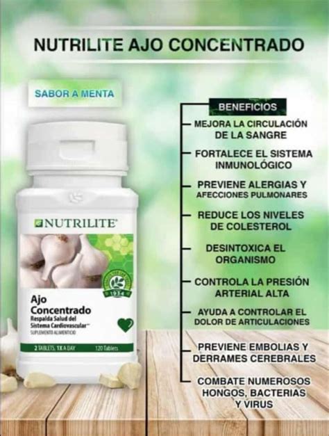 Ajo Concentrado Nutrilite Nutrilite Nutrilite Vitamins Amway