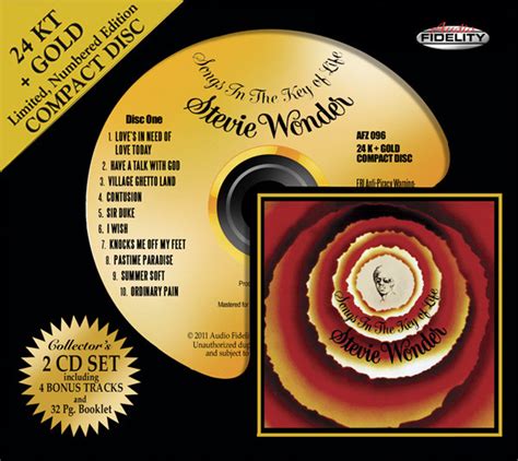 Stevie Wonder Songs In The Key Of Life X Cd Gold Cd Hdcd Album