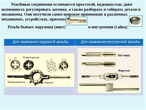 Плашка для нарезания резьбы: виды, предназначение, способы нарезки
