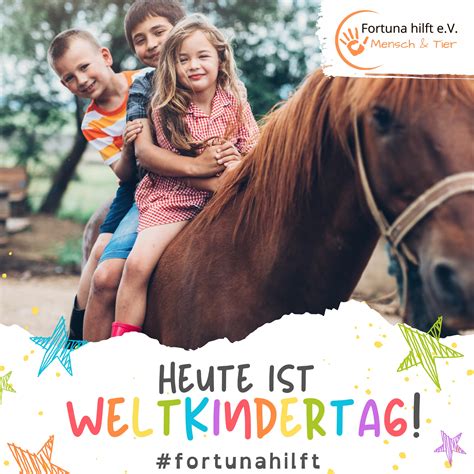 Heute Ist Weltkindertag Fortuna Hilft