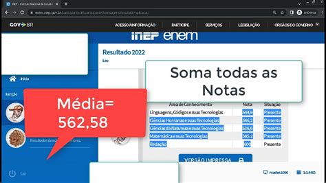 Como Saber Sua Media No Enem - Resultado do enem | Como Calcular a média do ENEM? | Tudo sobre SISU ...