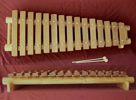 Xylophone Wooden Musical Instruments Bamboo Diy