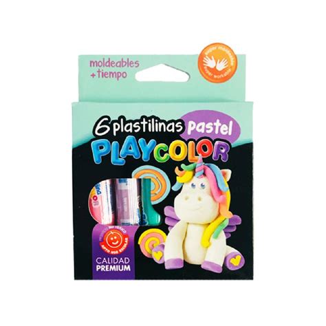 Plastilina Playcolor X U Surtida Pastel