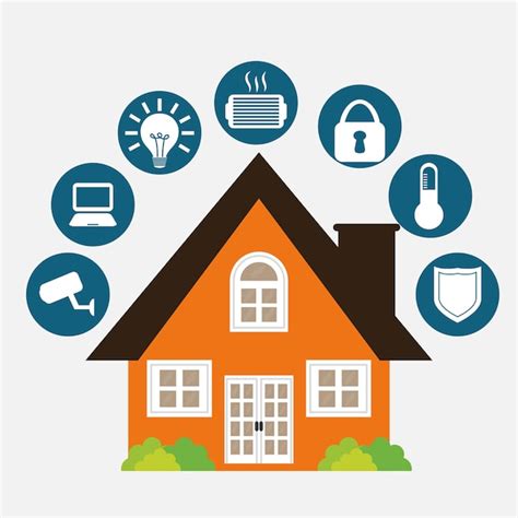 Premium Vector Smart House Icon Design