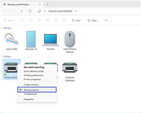 Delete Uninstall A Printer In Windows 11 10