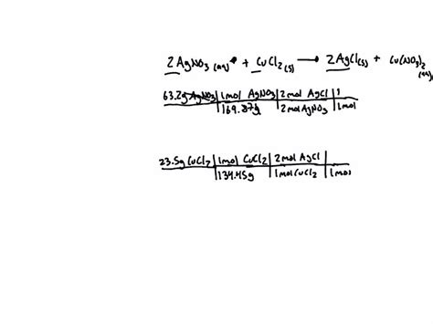 Solved For The Following Reaction 632 Grams Of Silver Nitrate Are Allowed To React With 235