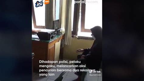 Video Viral Tiktok Sudah Emak Emak Malah Jadi Sindikat Pelaku