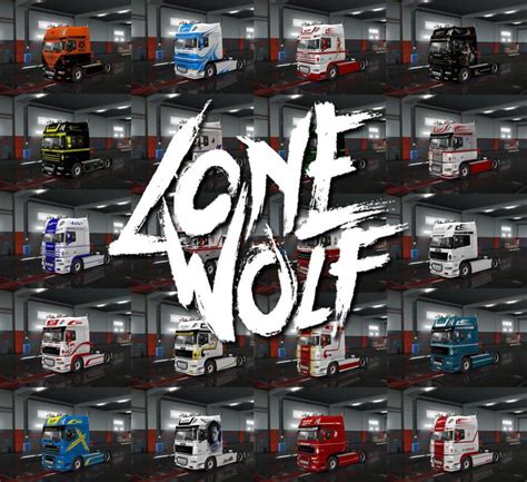 Wolfs Daf Xf Skin Pack V Ets Mods Ets Map Euro Truck