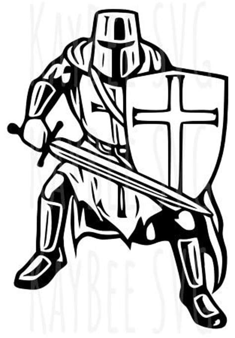 Crusades Knight Armor Of God Svg Cut File For Cricut Silhouette