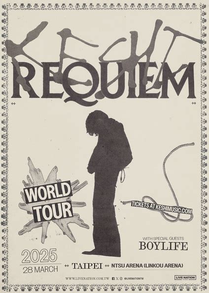 Keshi REQUIEM TOUR In Taipei 2025ConcertNTSU Arena