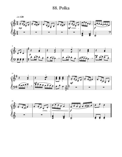 Polka Sheet Music For Piano Download Free In Pdf Or Midi