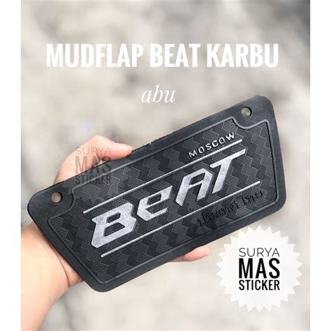 Jual Mudflap Beat Karbu Mud Flap Karet Penahan Lumpur Kolong Shopee