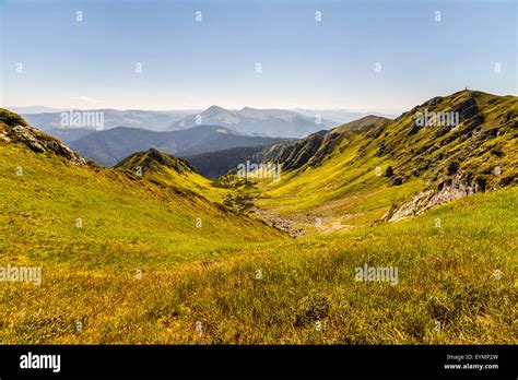 Sch Ne Berge Landschaft In Karpaten Der Ukraine Stockfotografie Alamy