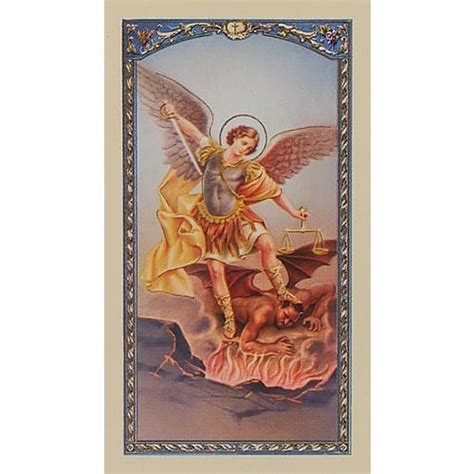 St. Michael Archangel - Prayer Card | The Catholic Company