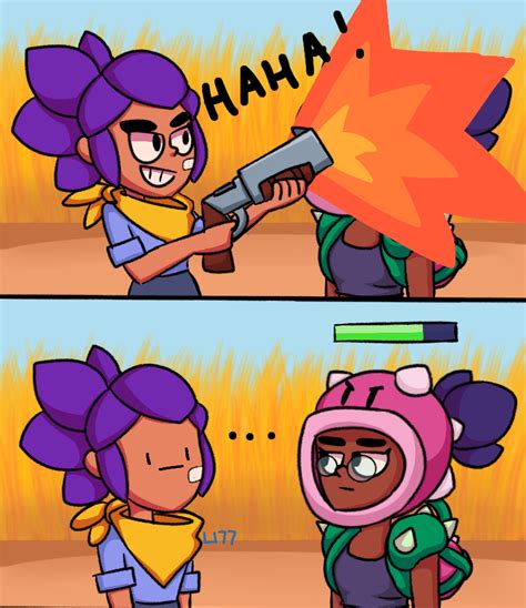 Shelly Vs Rosa Brawl Stars By Lazuli177 On Deviantart