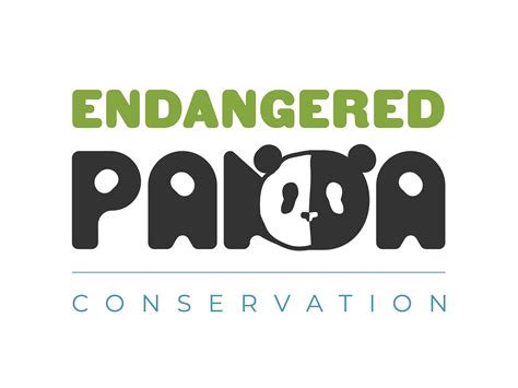 Endangered Panda Conservation - Daily Logo Challenge by Vicki C on Dribbble