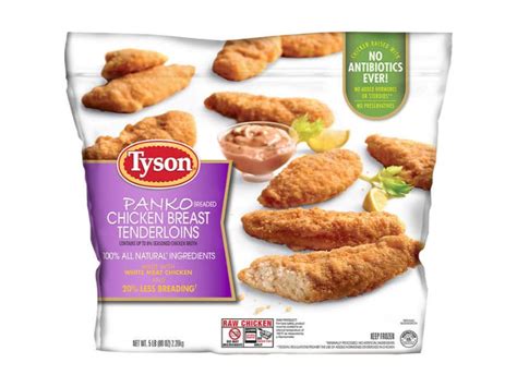 Tyson Breaded Chicken Breast Tenders Honey Battered Fully