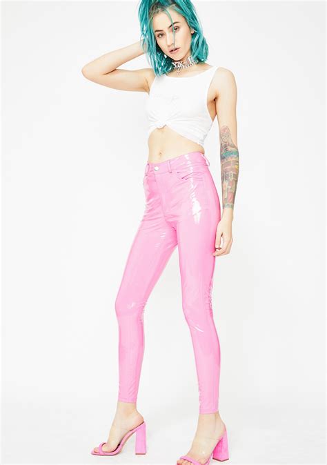 Vinyl Skinny Pants Dolls Kill