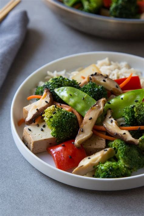 Shiitake Mushroom And Smoked Tofu Stir Fry Mushroom Recipes