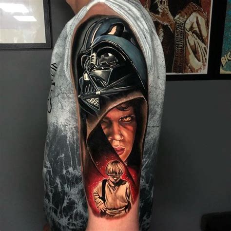 Bringing Darth Vader To Life With Realistic Tattoos