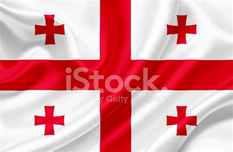 Georgia Waving Flag Stock Photo Royalty Free FreeImages