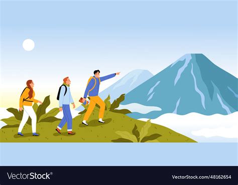 guide  trip background royalty  vector image