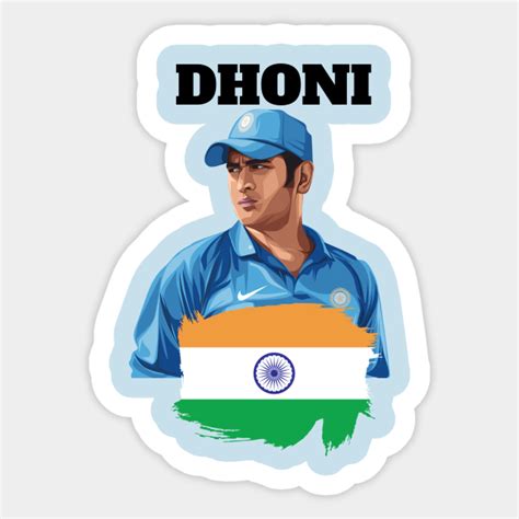 Ms Dhoni Sticker Funny Stickers Cricket Wallpapers Custom Stickers