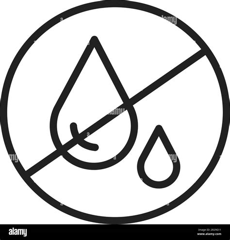 Water Scarcity Icon Vector Image Stock Vector Image And Art Alamy