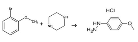 4 甲氧基苯肼盐酸盐的合成方法