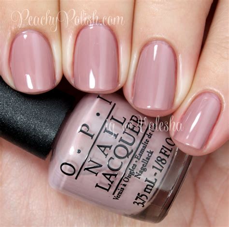 OPI Tickle My France Y Peachy Polish NailDesignIdeas Taupe Nails