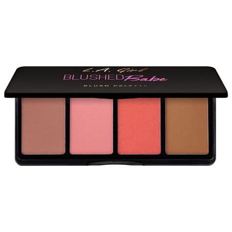 L A Girl Fanatic Blush Palette Blushed Babe 16 G